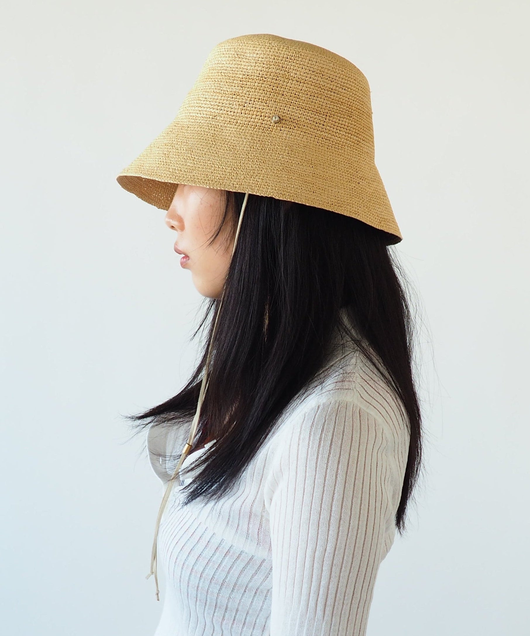 Aries Hat in Tan Toquilla Straw - CLYDE