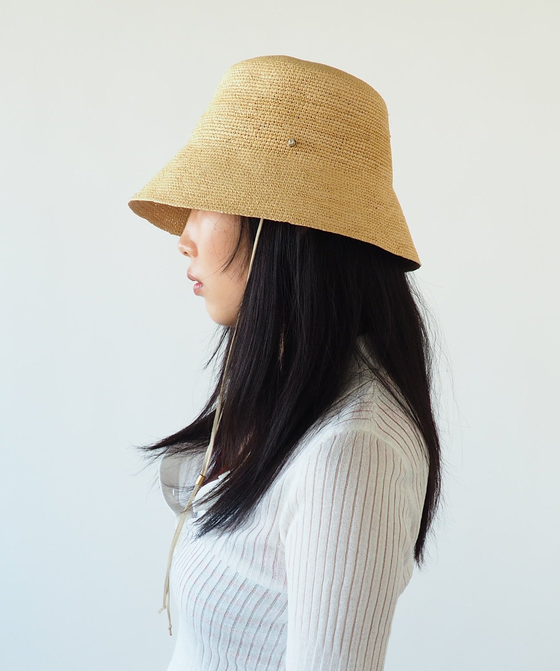 Aries Hat in Tan Toquilla Straw - CLYDE