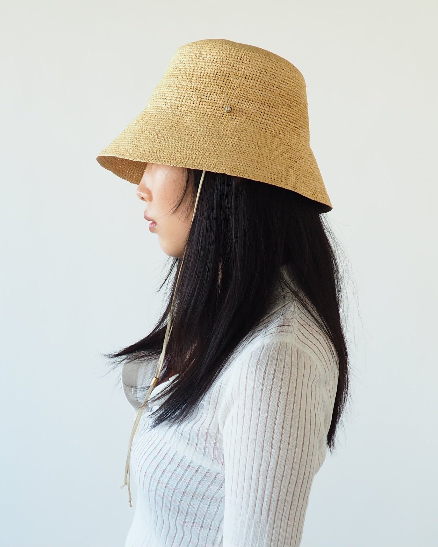 Aries Hat in Tan Toquilla Straw - CLYDE