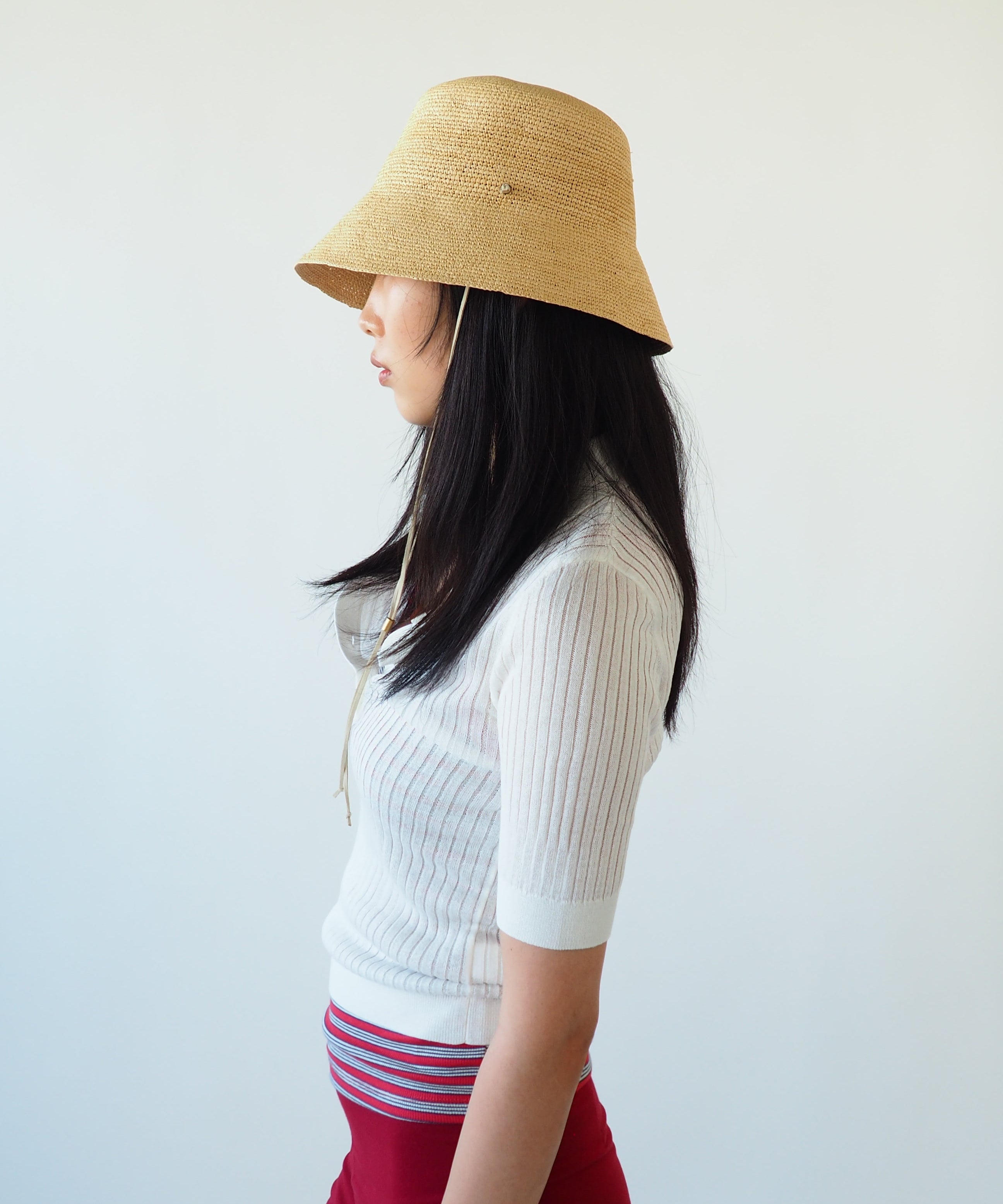 Aries Hat in Tan Toquilla Straw - CLYDE