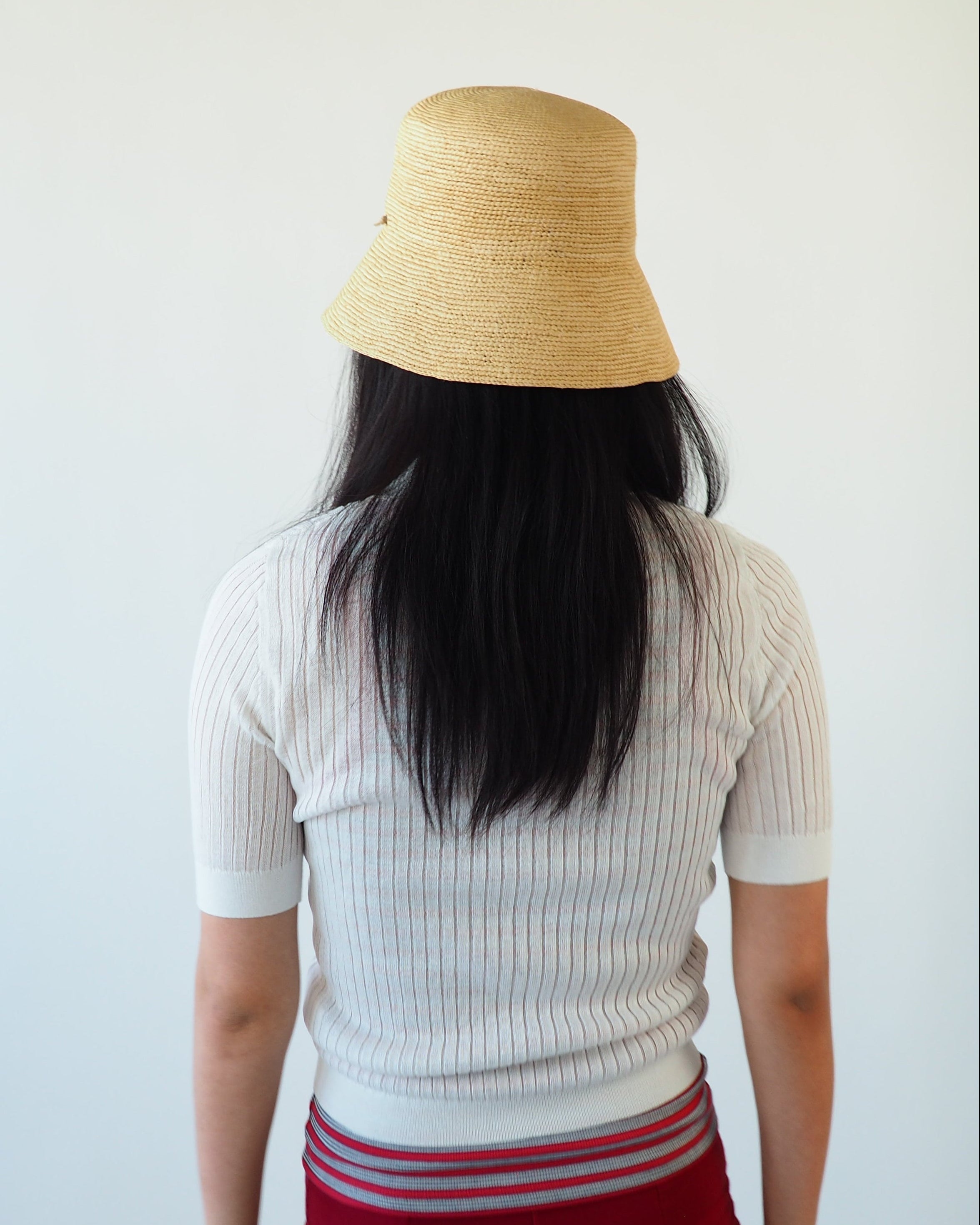 Aries Hat in Tan Toquilla Straw - CLYDE