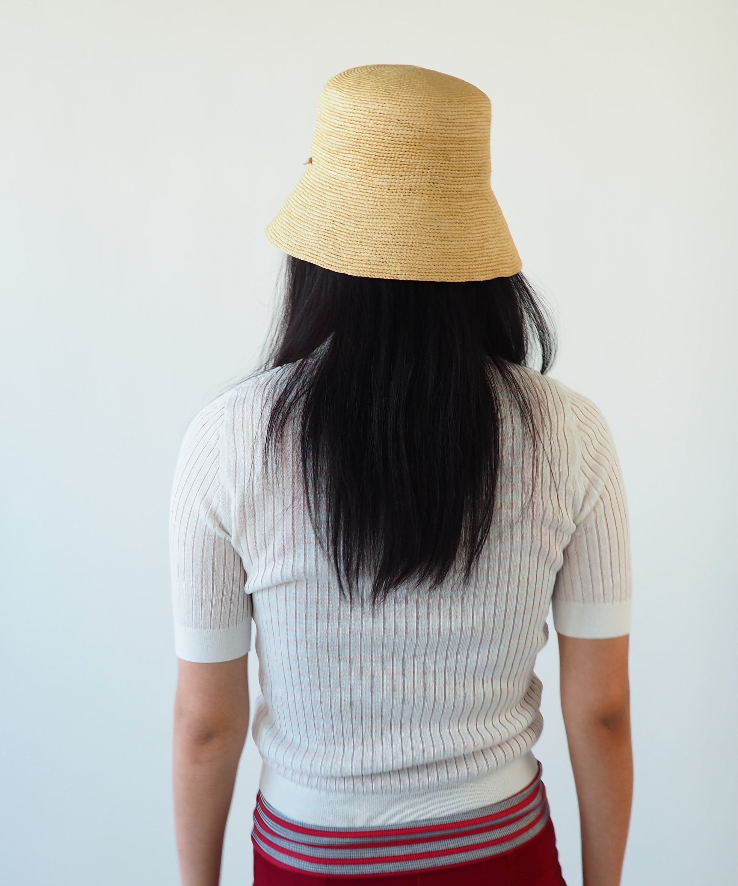 Aries Hat in Tan Toquilla Straw - CLYDE