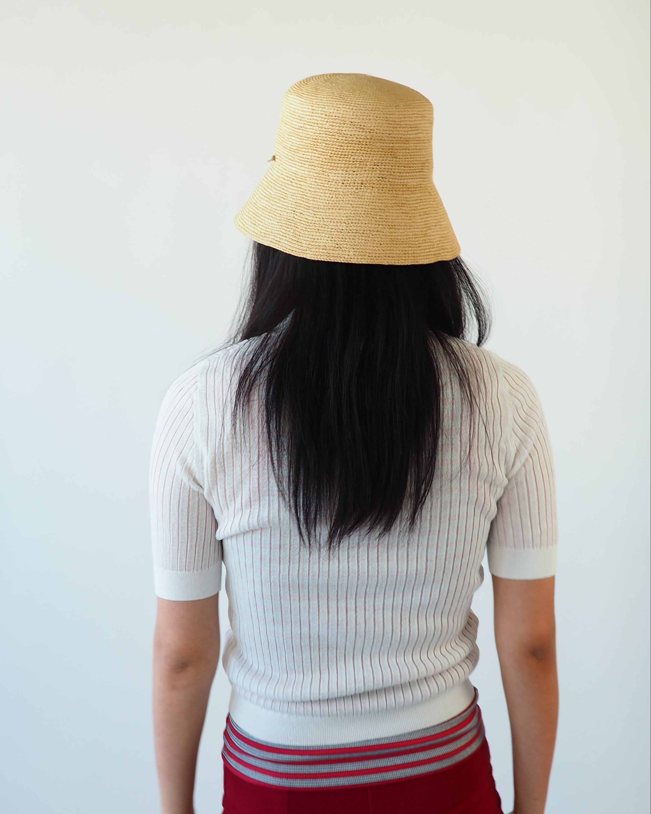 Aries Hat in Tan Toquilla Straw - CLYDE