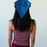 Vita Scarf in Lazer Cut Azure Lambskin