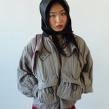 Bonnet in Black Lambskin