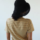 Utopia Hat in Black Seagrass - CLYDE