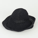 Utopia Hat in Black Seagrass - CLYDE