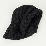 Utopia Hat in Black Seagrass - CLYDE