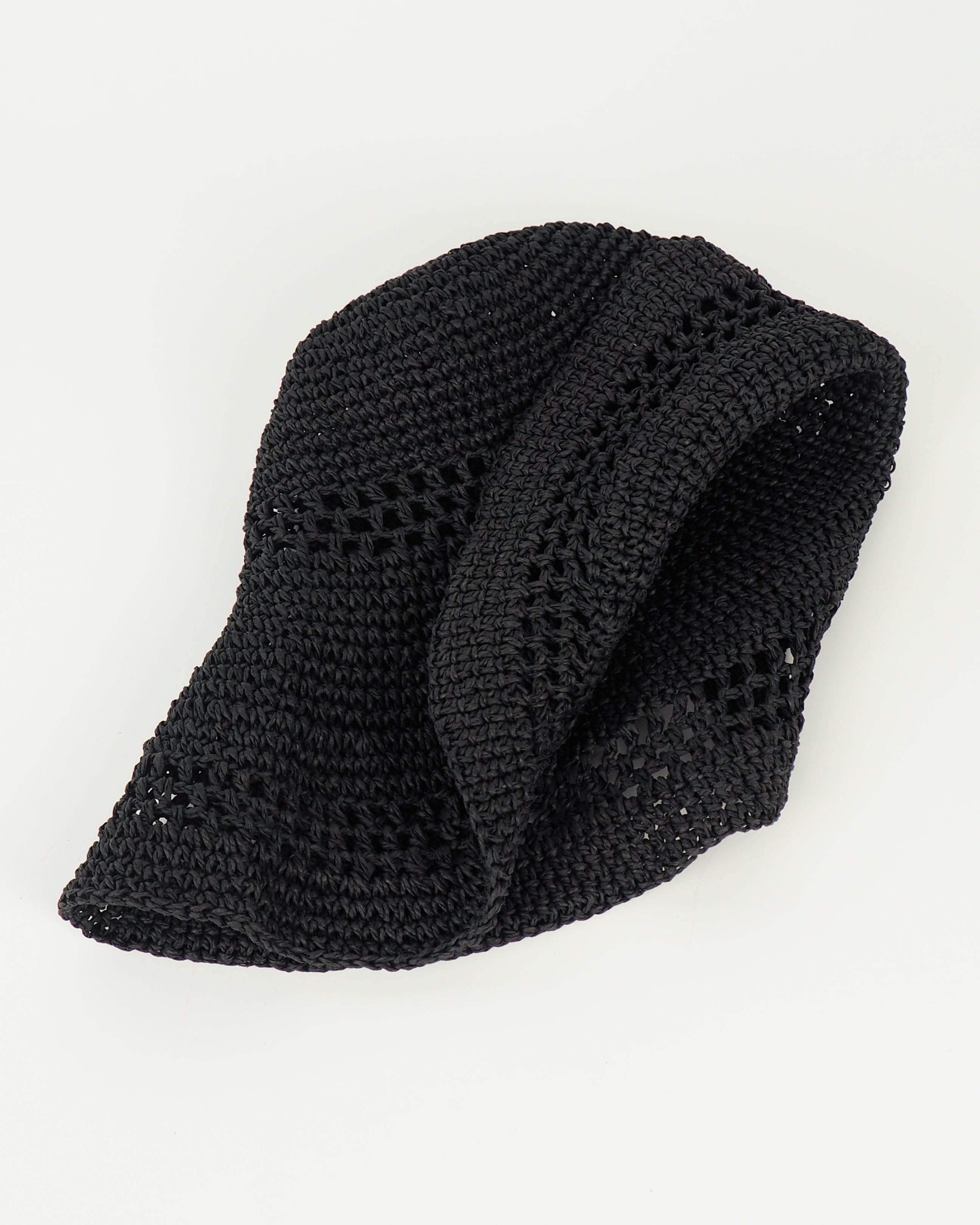 Utopia Hat in Black Seagrass - CLYDE