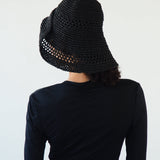 Utopia Hat in Black Seagrass - CLYDE