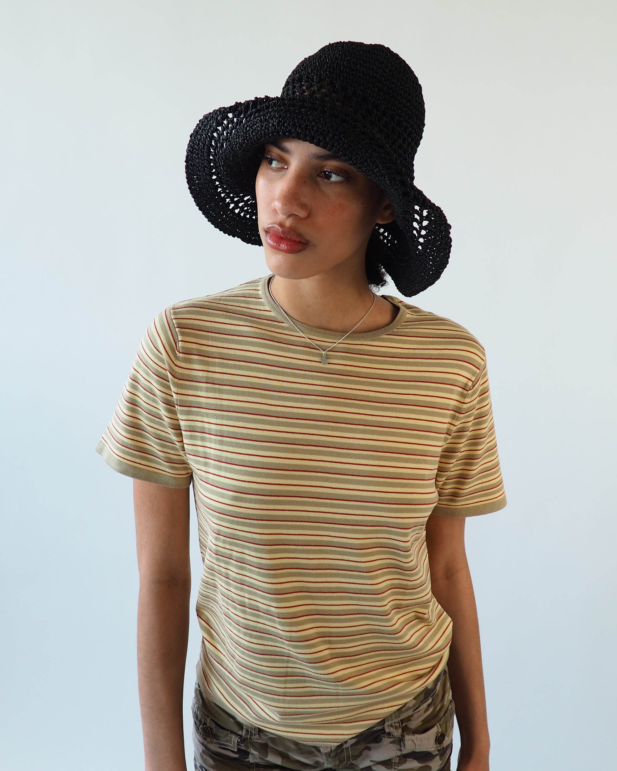 Utopia Hat in Black Seagrass - CLYDE