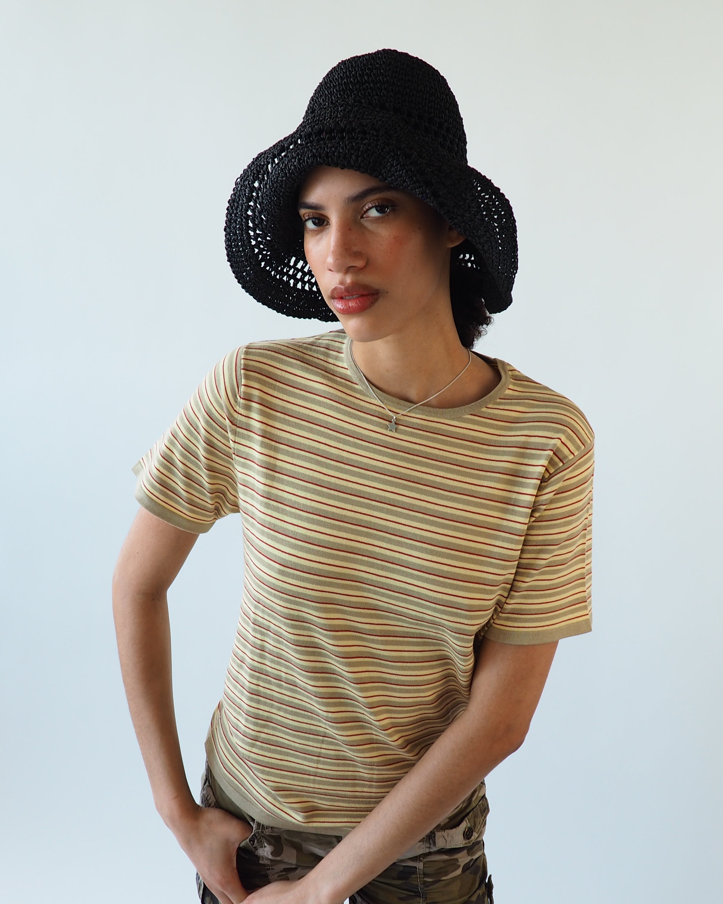 Utopia Hat in Black Seagrass - CLYDE