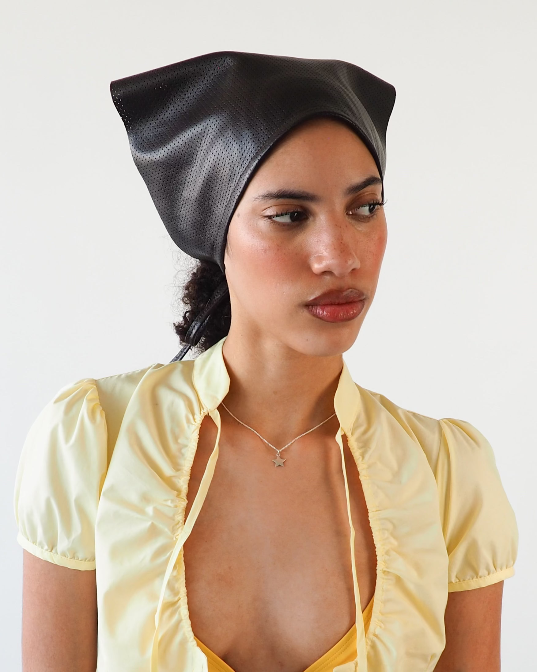 Vita Scarf in Espresso Periorated - CLYDE