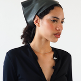 Vita Scarf in Grey Periorated - CLYDE