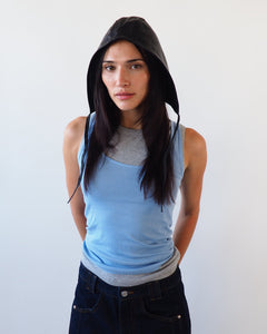 Volo Hat in Black Lambskin - CLYDE