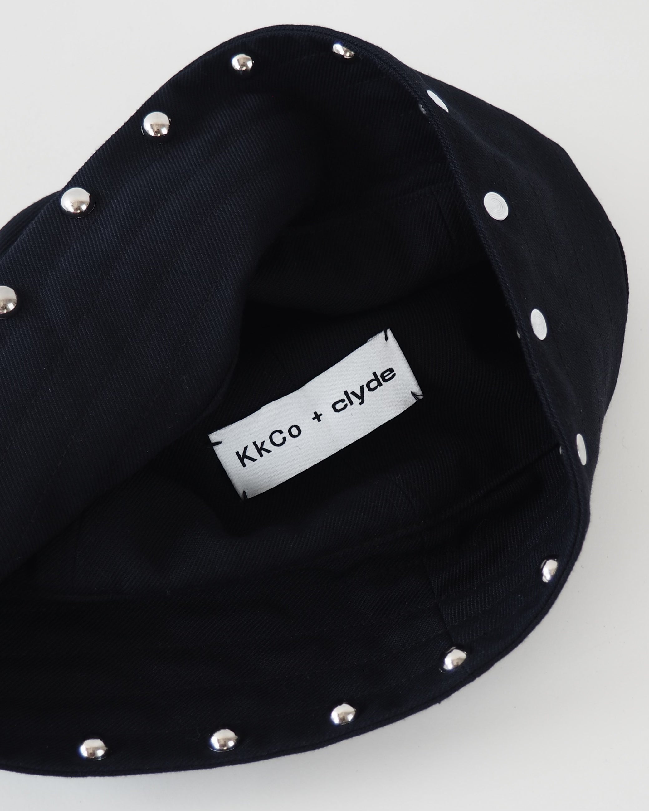 KkCo x CLYDE Rivet Sailor Hat in Onyx - CLYDE