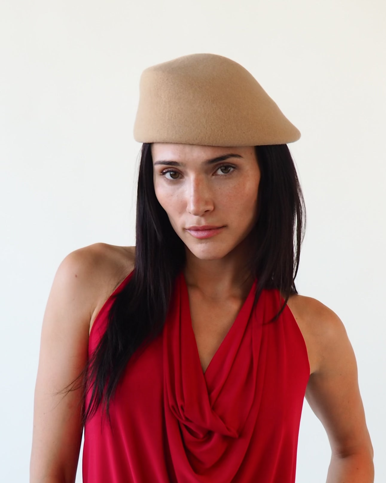 Sazy Hat in Camel Wool - CLYDE