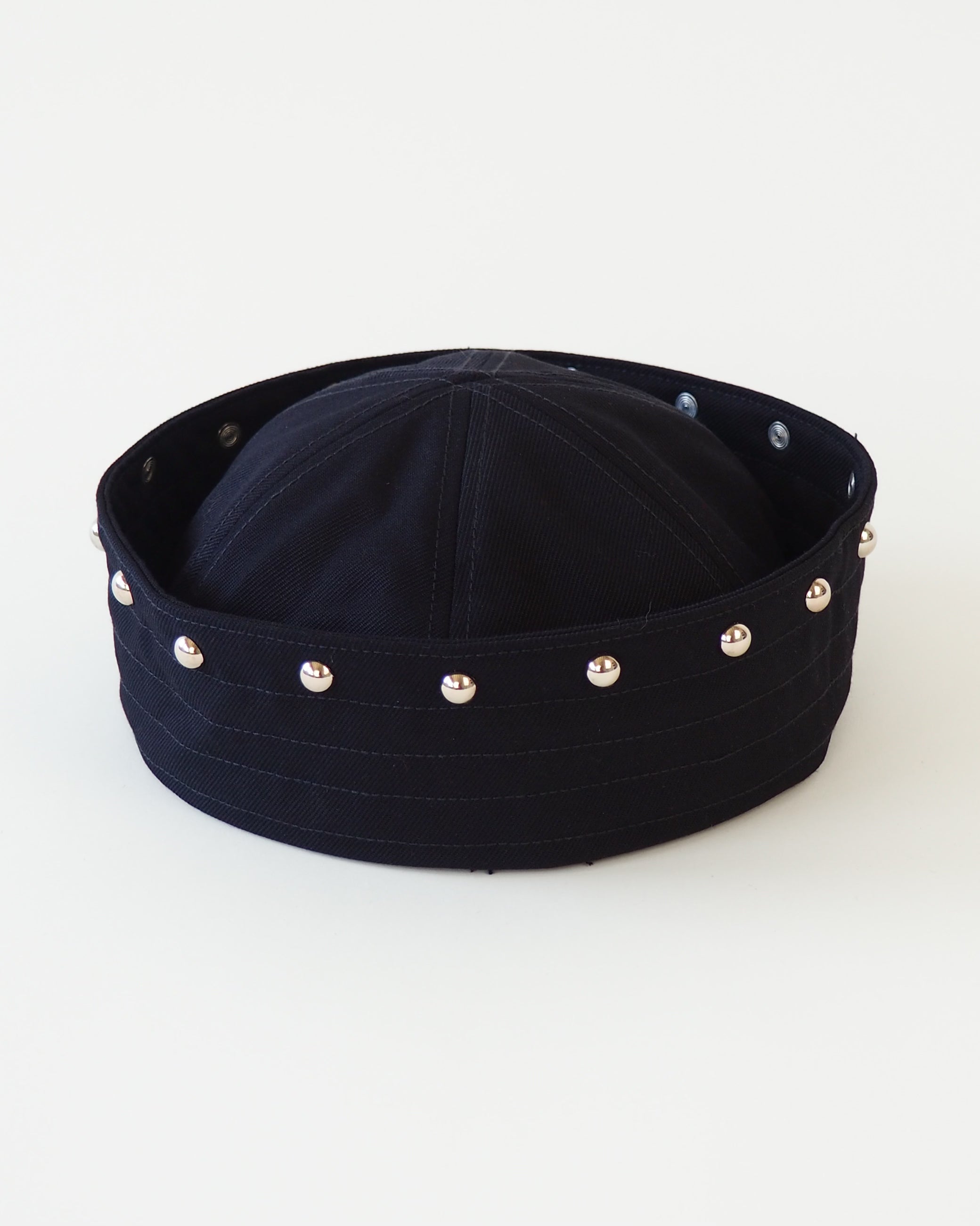 KkCo x CLYDE Rivet Sailor Hat in Onyx - CLYDE