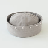 KkCo x CLYDE Rivet Sailor Hat in Stone - CLYDE