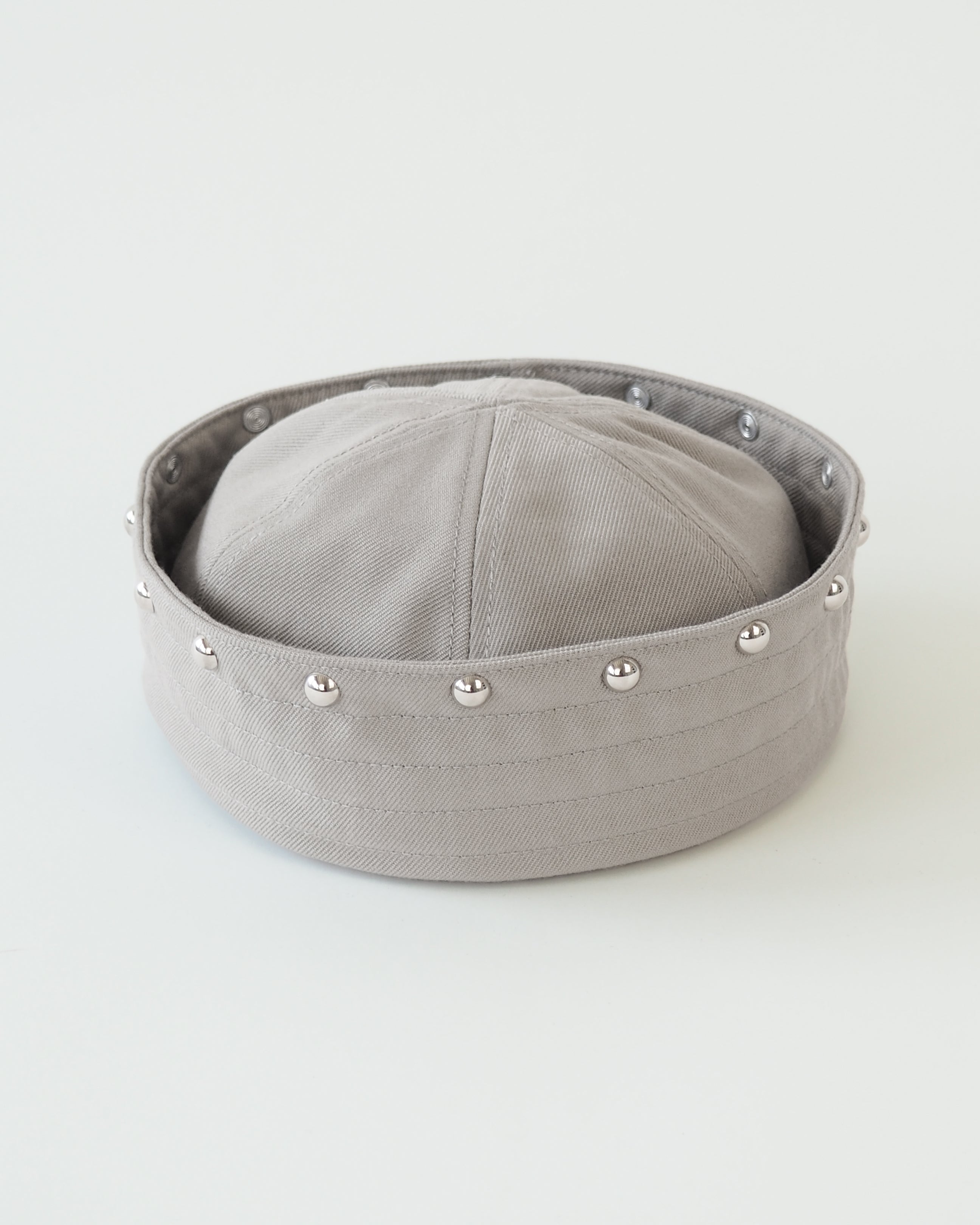 KkCo x CLYDE Rivet Sailor Hat in Stone - CLYDE