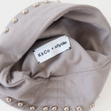KkCo x CLYDE Rivet Sailor Hat in Stone - CLYDE