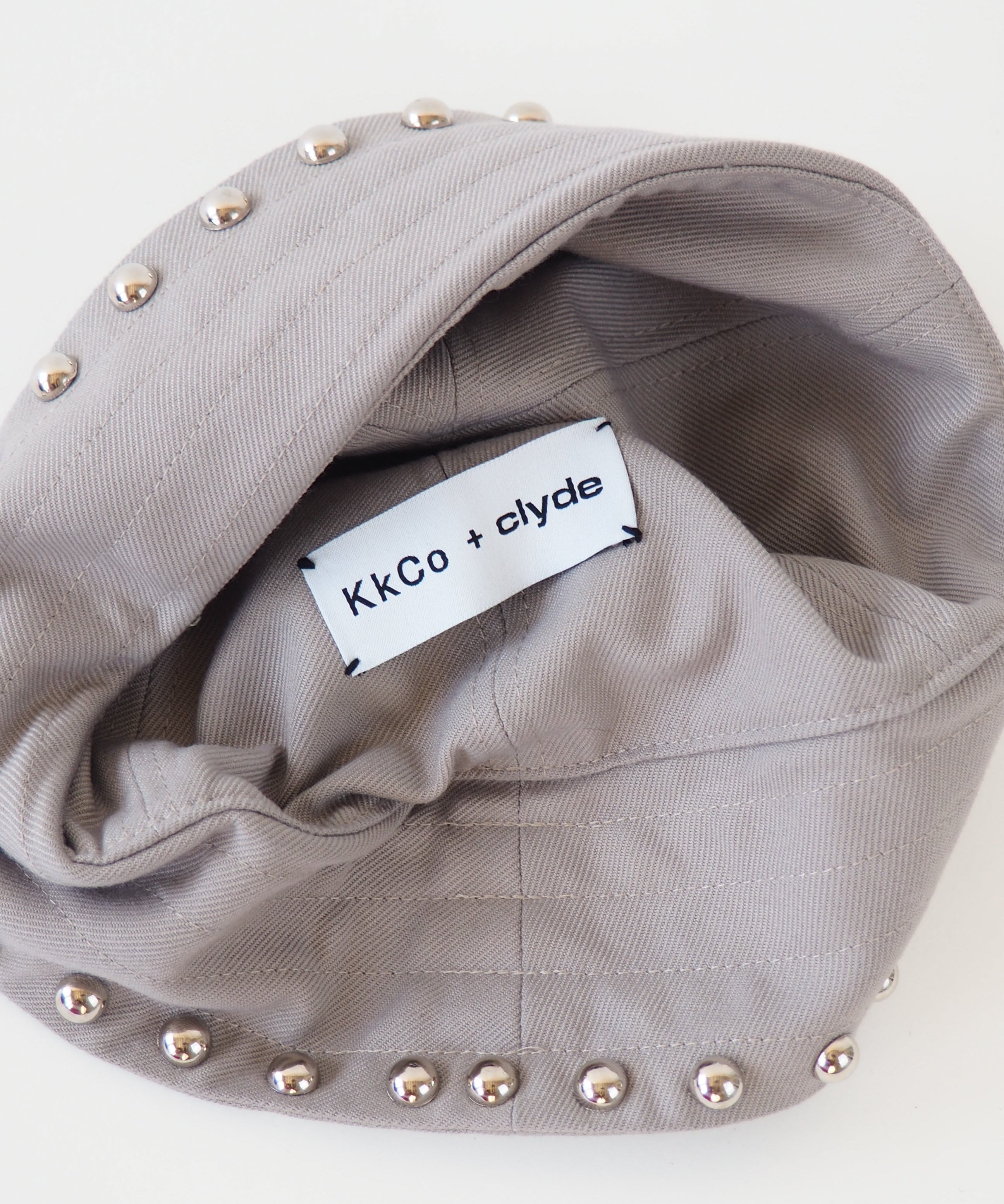 KkCo x CLYDE Rivet Sailor Hat in Stone - CLYDE