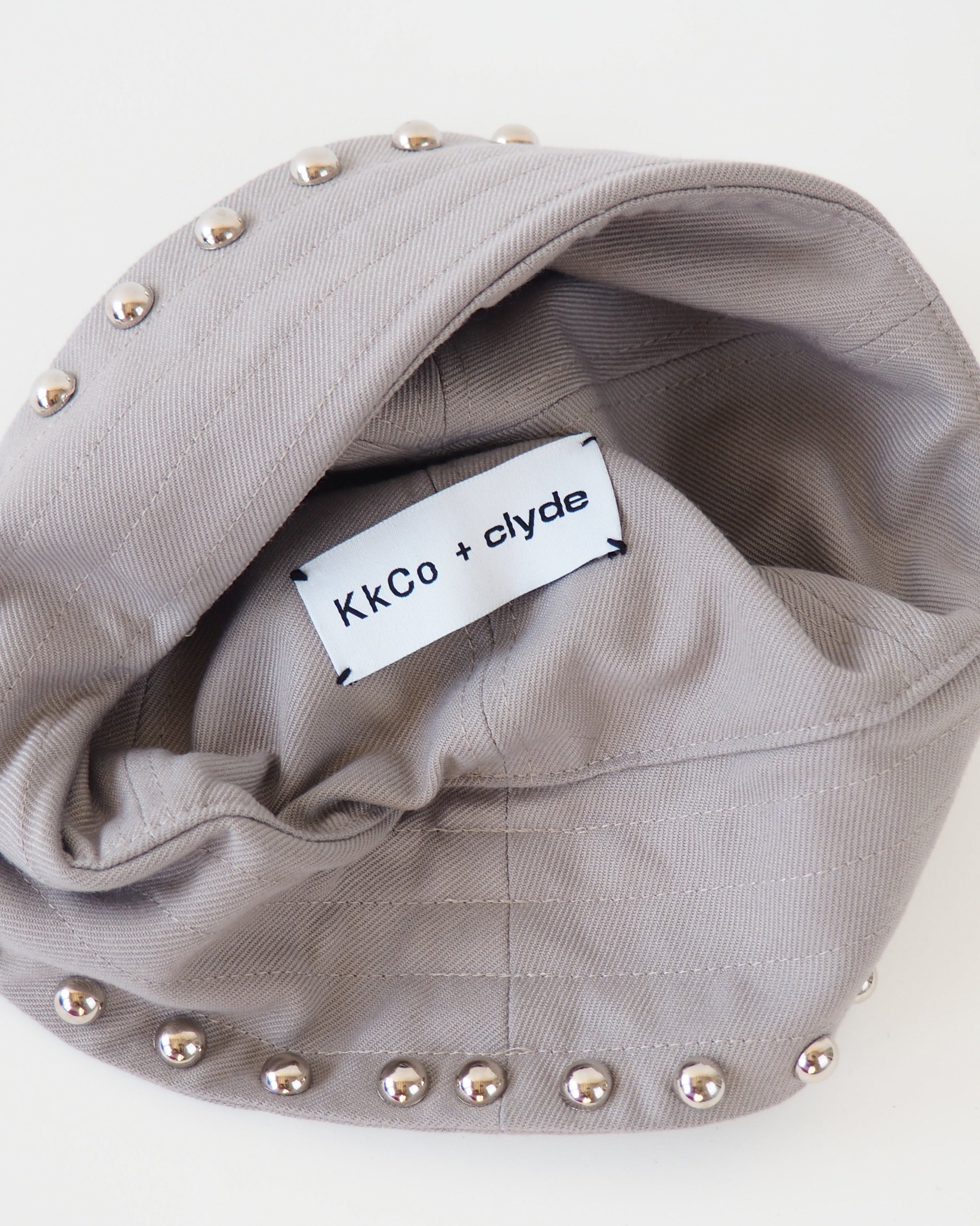 KkCo x CLYDE Rivet Sailor Hat in Stone - CLYDE