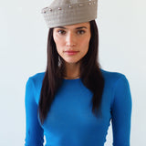KkCo x CLYDE Rivet Sailor Hat in Stone - CLYDE