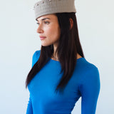 KkCo x CLYDE Rivet Sailor Hat in Stone - CLYDE