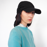 Brim Scarf in Black Flannel - CLYDE