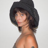 Utopia Hat in Black Seagrass