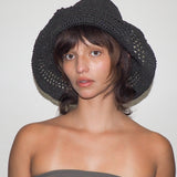 Utopia Hat in Black Seagrass