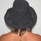 Utopia Hat in Black Seagrass