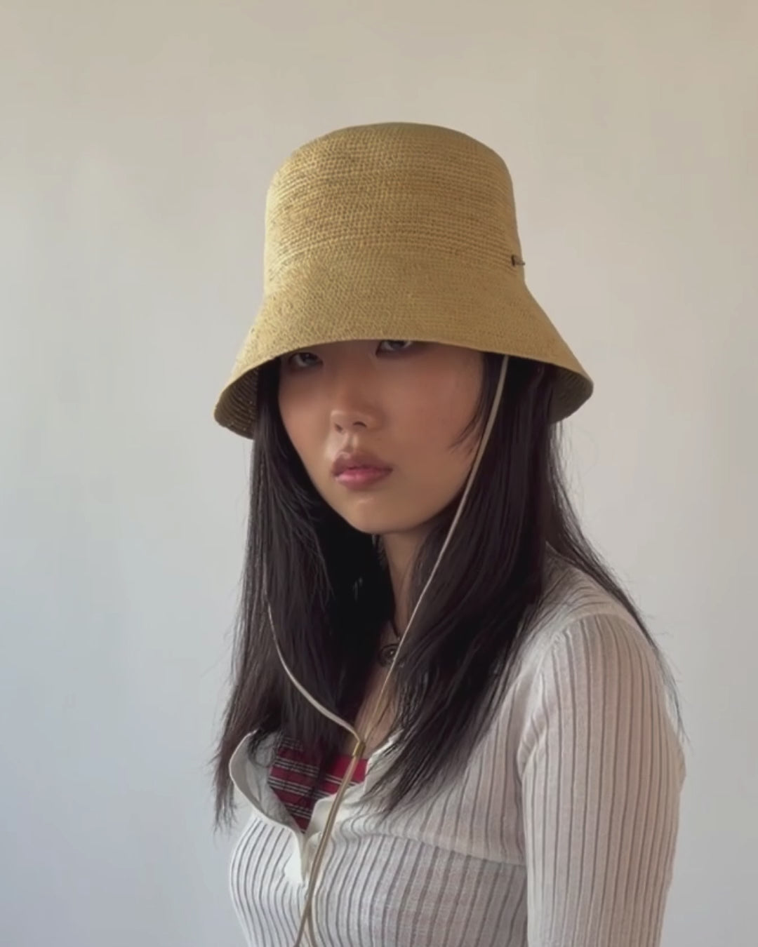 Aries Hat in Tan Toquilla Straw - CLYDE