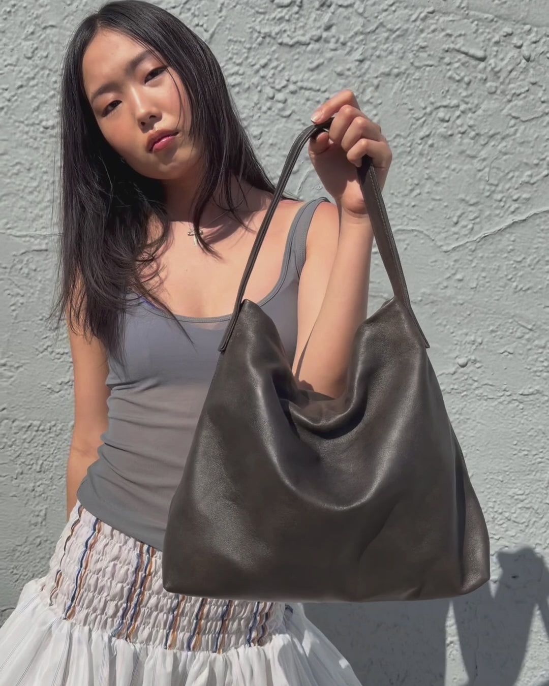 Kessel Bag in Castor Lamb Leather - CLYDE