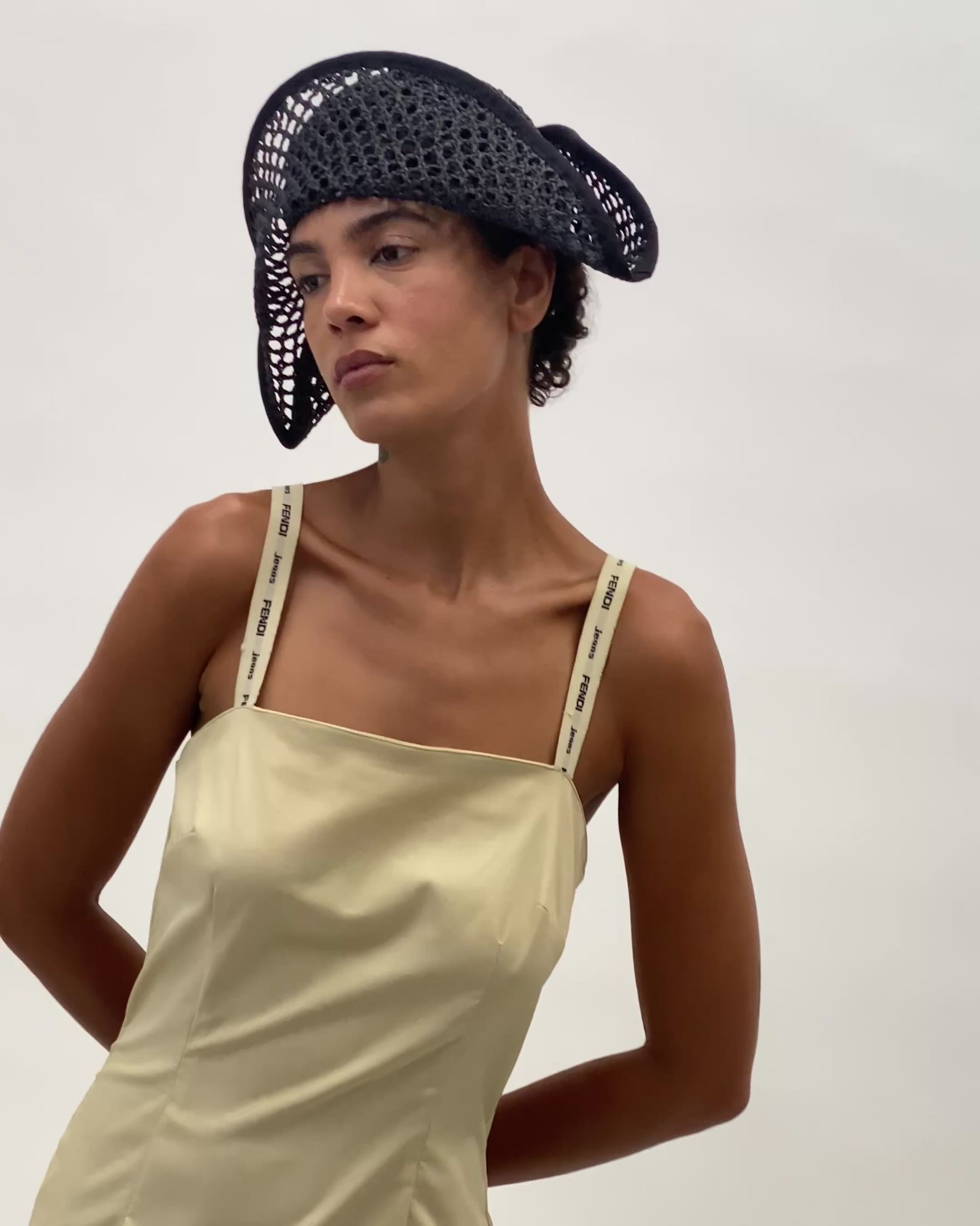 Bicorn Hat in Black - CLYDE