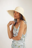 Swan Hat in Natural Toquilla Straw - CLYDE