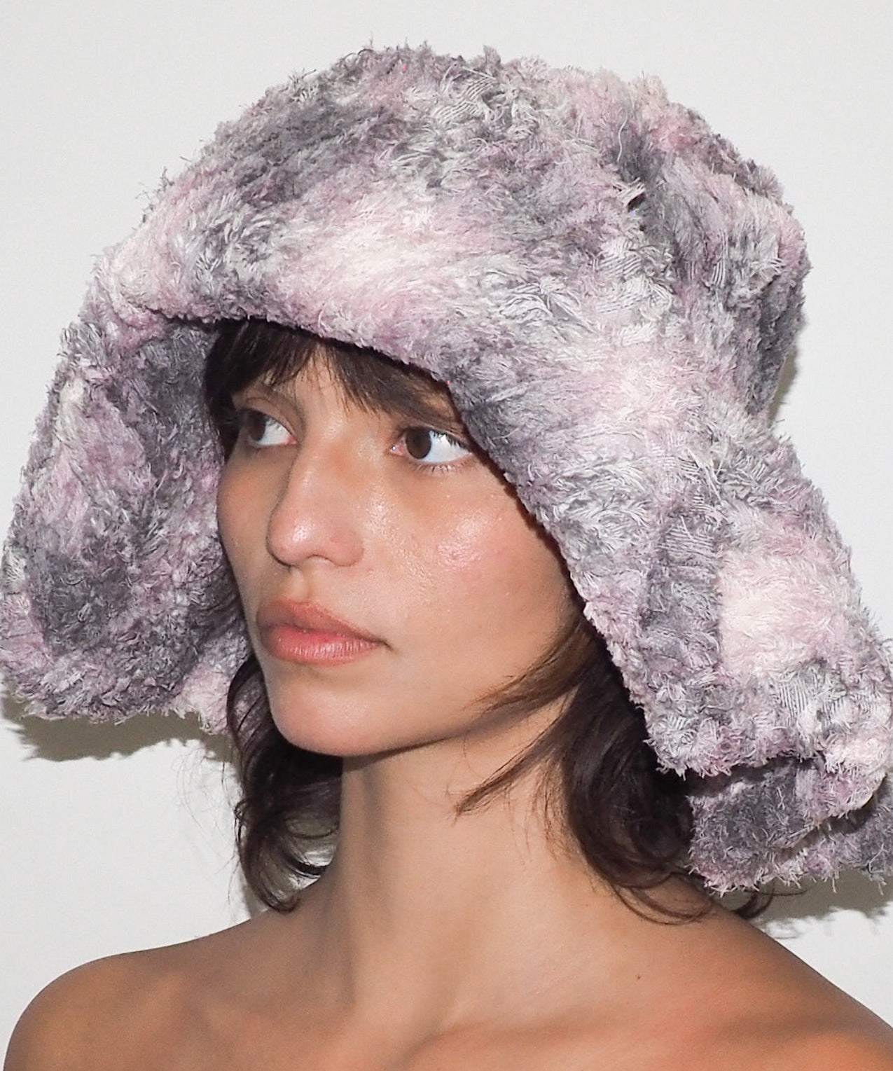 Collina Strada x Clyde Mala Hat in Lavender Plaid - CLYDE