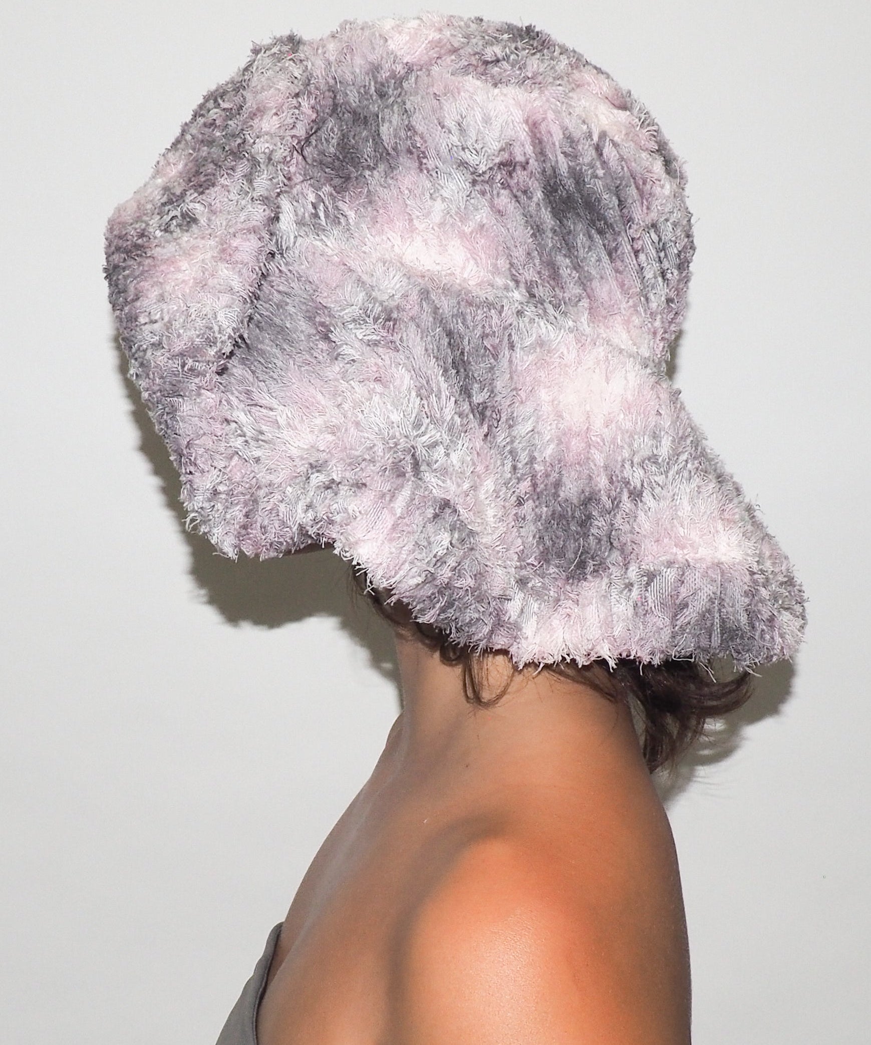Collina Strada x Clyde Mala Hat in Lavender Plaid - CLYDE