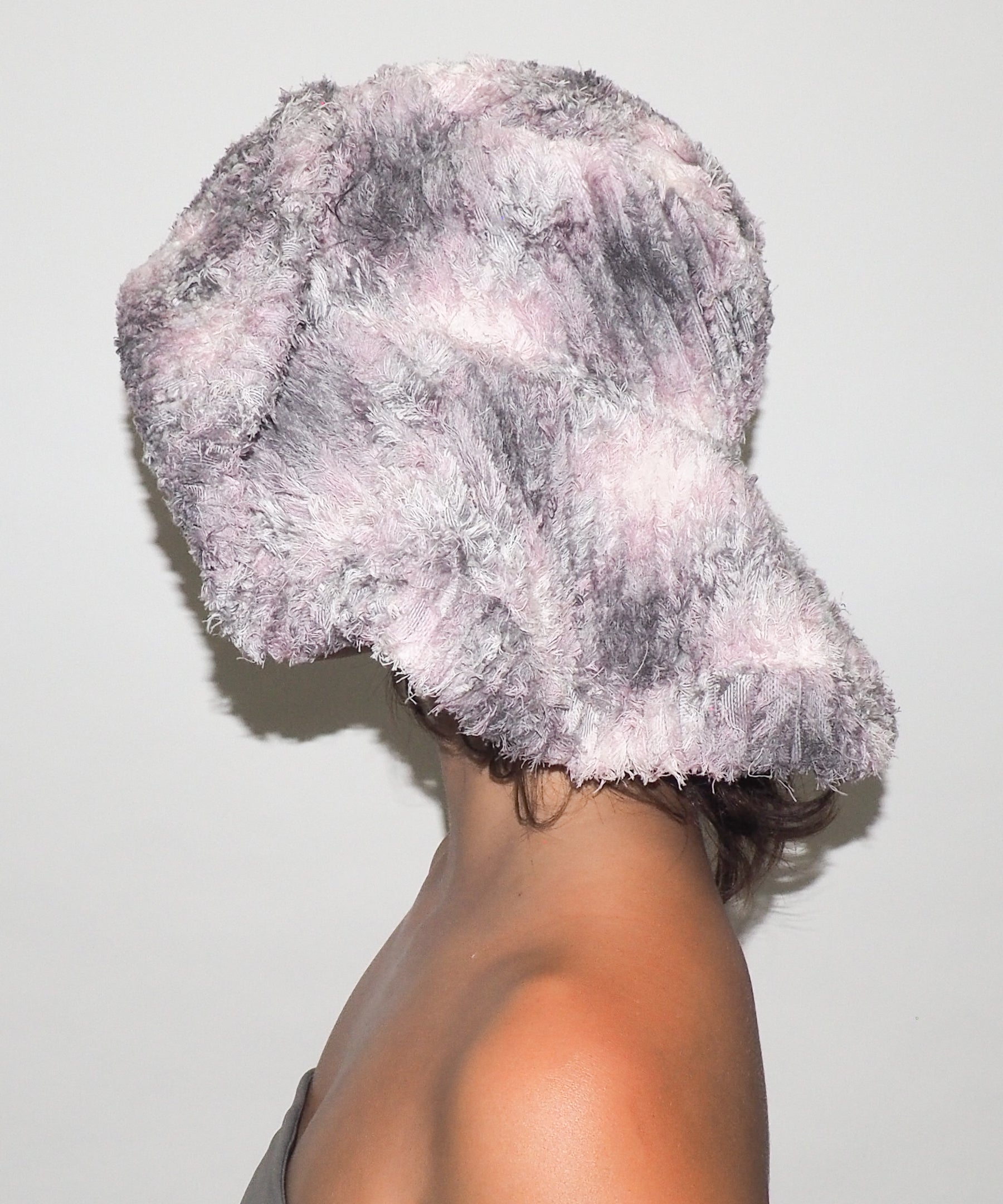 Collina Strada x Clyde Mala Hat in Lavender Plaid - CLYDE