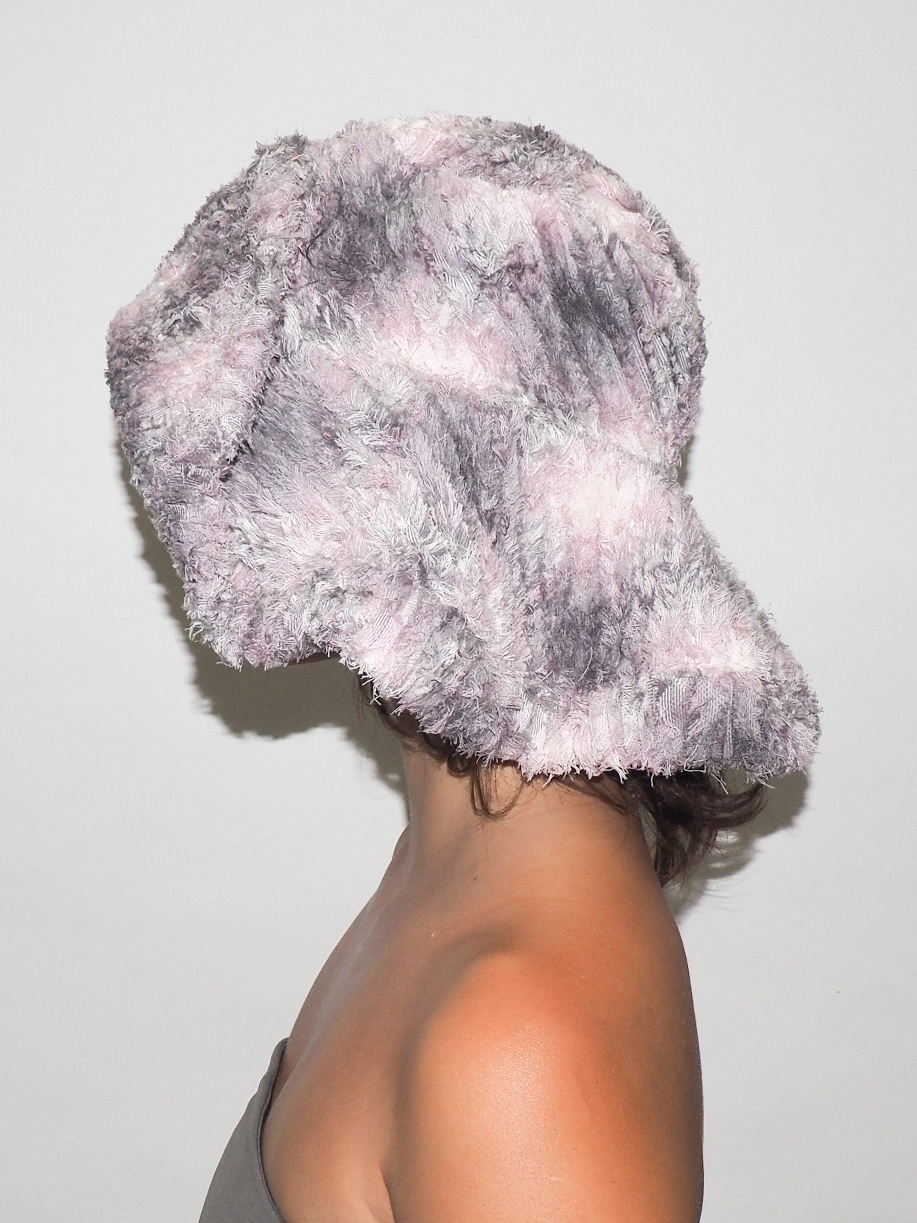 Collina Strada x Clyde Mala Hat in Lavender Plaid - CLYDE