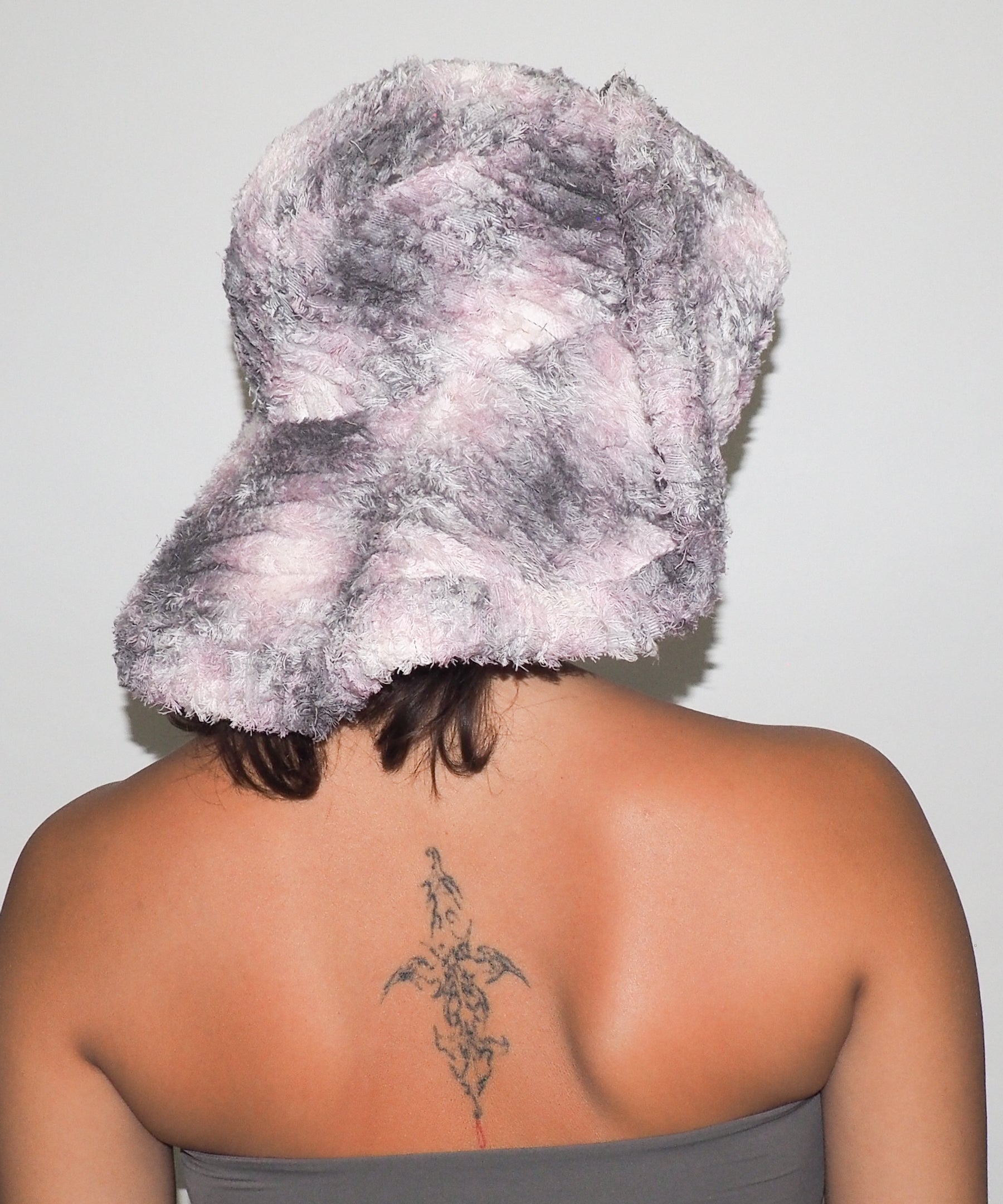 Collina Strada x Clyde Mala Hat in Lavender Plaid - CLYDE