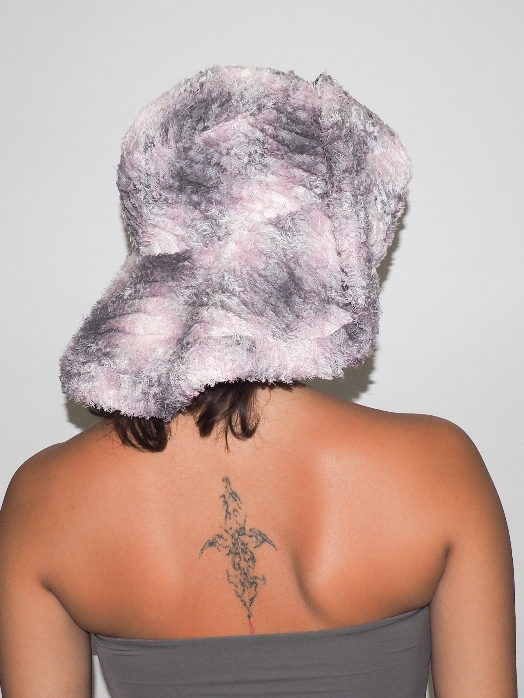 Collina Strada x Clyde Mala Hat in Lavender Plaid - CLYDE