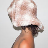Collina Strada x Clyde Mala Hat in Peach Plaid - CLYDE