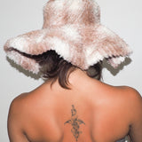 Collina Strada x Clyde Mala Hat in Peach Plaid - CLYDE