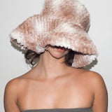 Collina Strada x Clyde Mala Hat in Peach Plaid - CLYDE