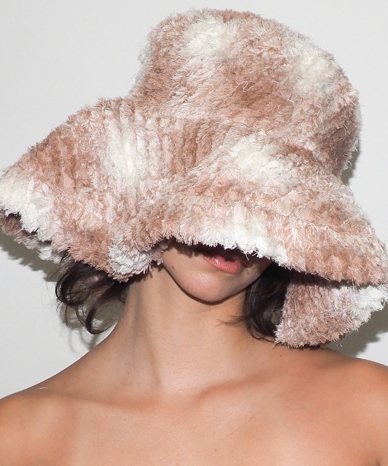 Collina Strada x Clyde Mala Hat in Peach Plaid - CLYDE