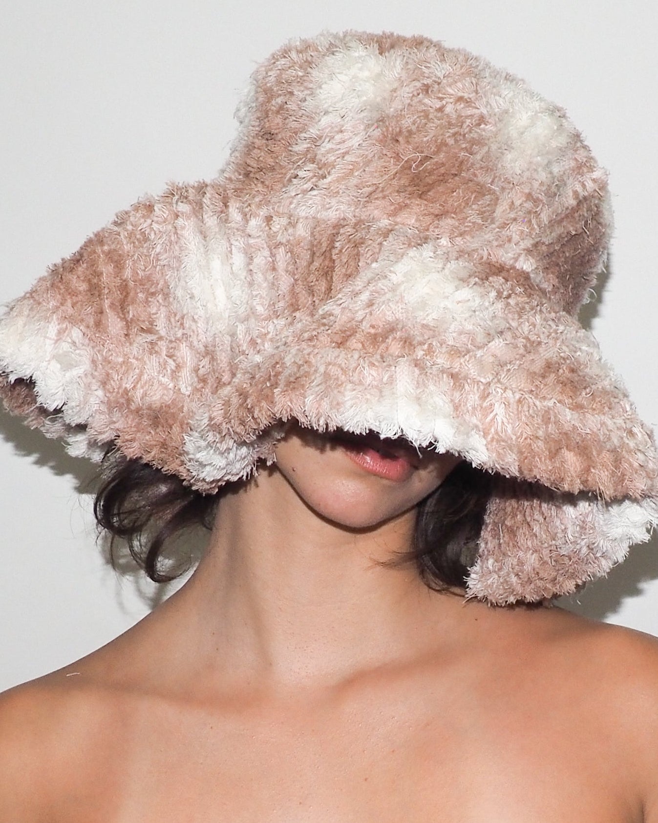 Collina Strada x Clyde Mala Hat in Peach Plaid - CLYDE