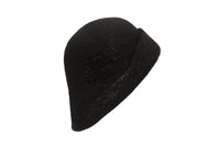 Opia Hat in Black Toquilla Straw - 3 left - CLYDE