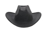 Cowboy Hat in Charcoal Wool - CLYDE